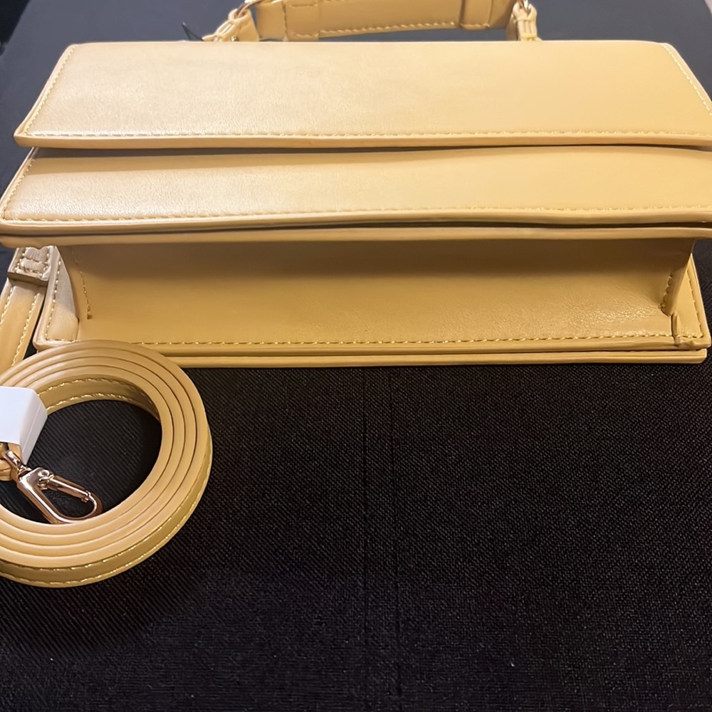 Zara πππYellow Flap Mini City Bag - NWT - Picture 13 of 13